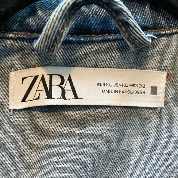 Zara Denim Jacket XL - Picture 3 of 3